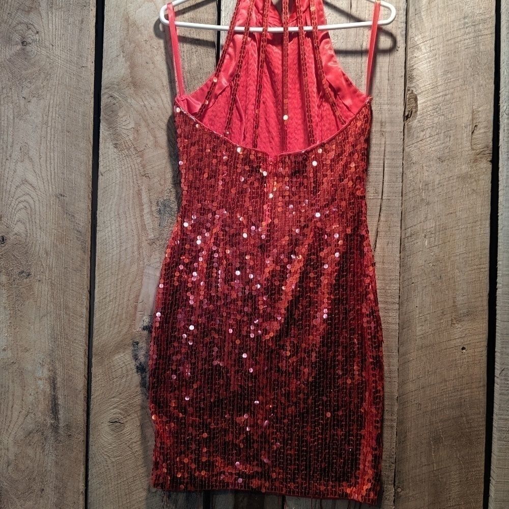 Daval Designs red sequin dress devil costume small - Picture 4 of 9